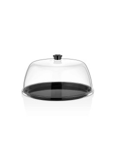 Tacna crna sa poklopcem f 34 cm