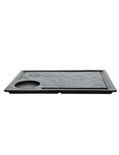 Stek tanjir vulcania black 33cm x 24cm pakovanje 2 komada