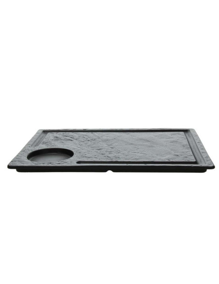 Stek tanjir vulcania black 33cm x 24cm pakovanje 2 komada
